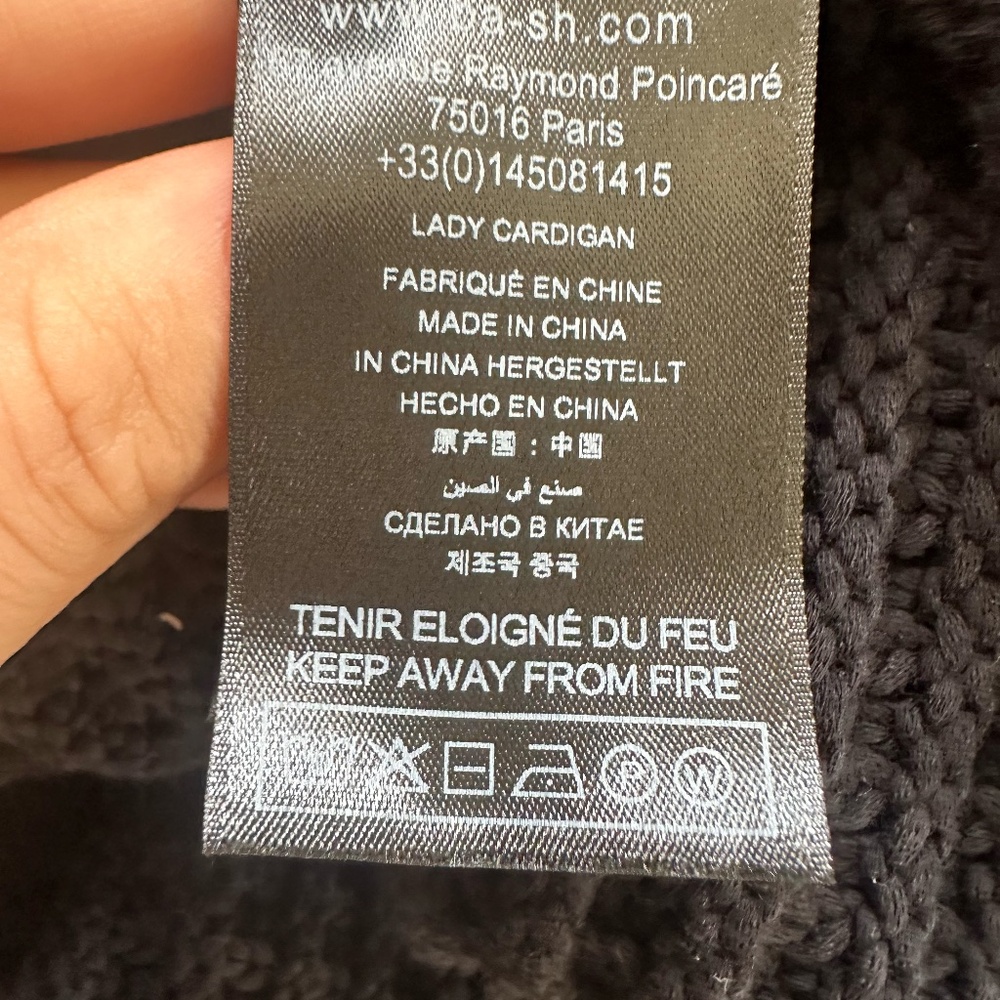 Ba&sh Gaspard knitted tweed cardigan NO OFFERS - Picture 13 of 13